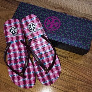 Tory Burch Printed Flip Flop